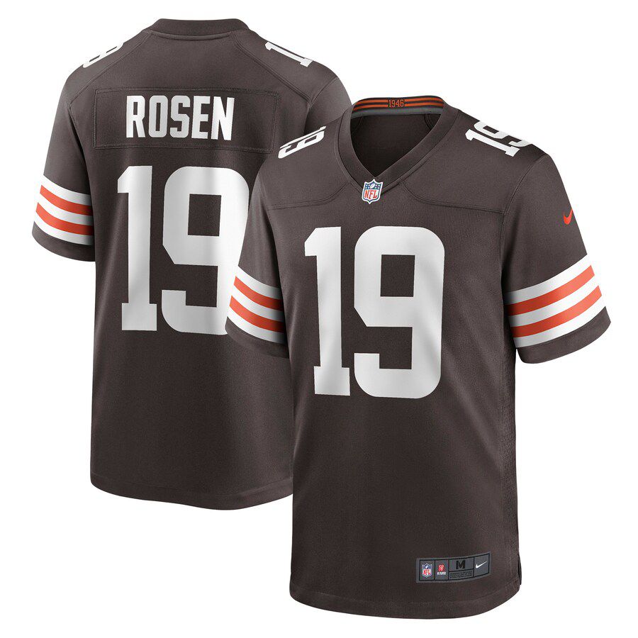 Men Cleveland Browns #19 Josh Rosen Nike Brown Game Player NFL Jersey